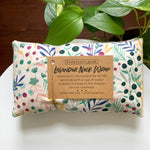 Light Tan Floral Lavender Neck Wrap