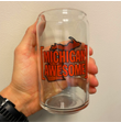 
                  
                    Buffalo Plaid Michigan Can Glass
                  
                