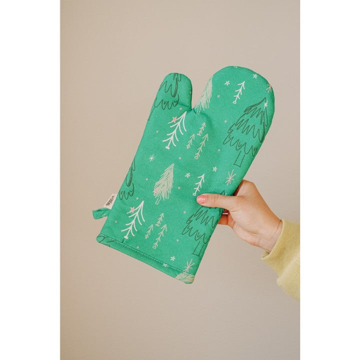 Winter Trees Oven Mitt