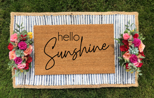 Hello Sunshine Doormat