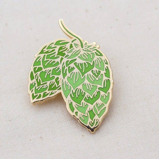 Hops Craft Beer Enamel Pin