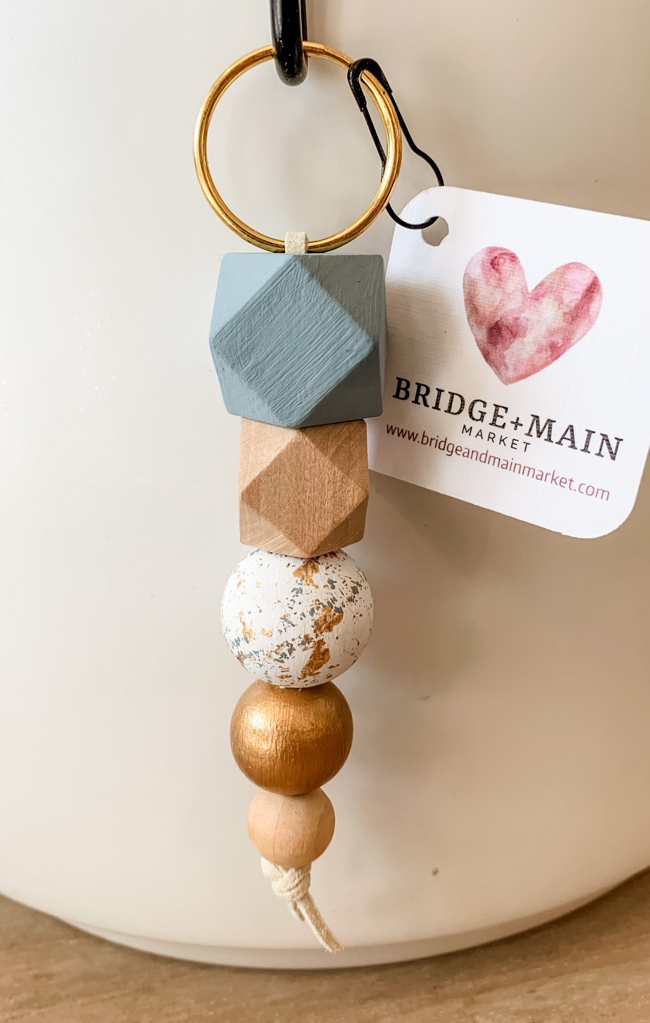 Bead Keychain – Bridge + Main Market