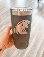Panther Engraved Tumbler