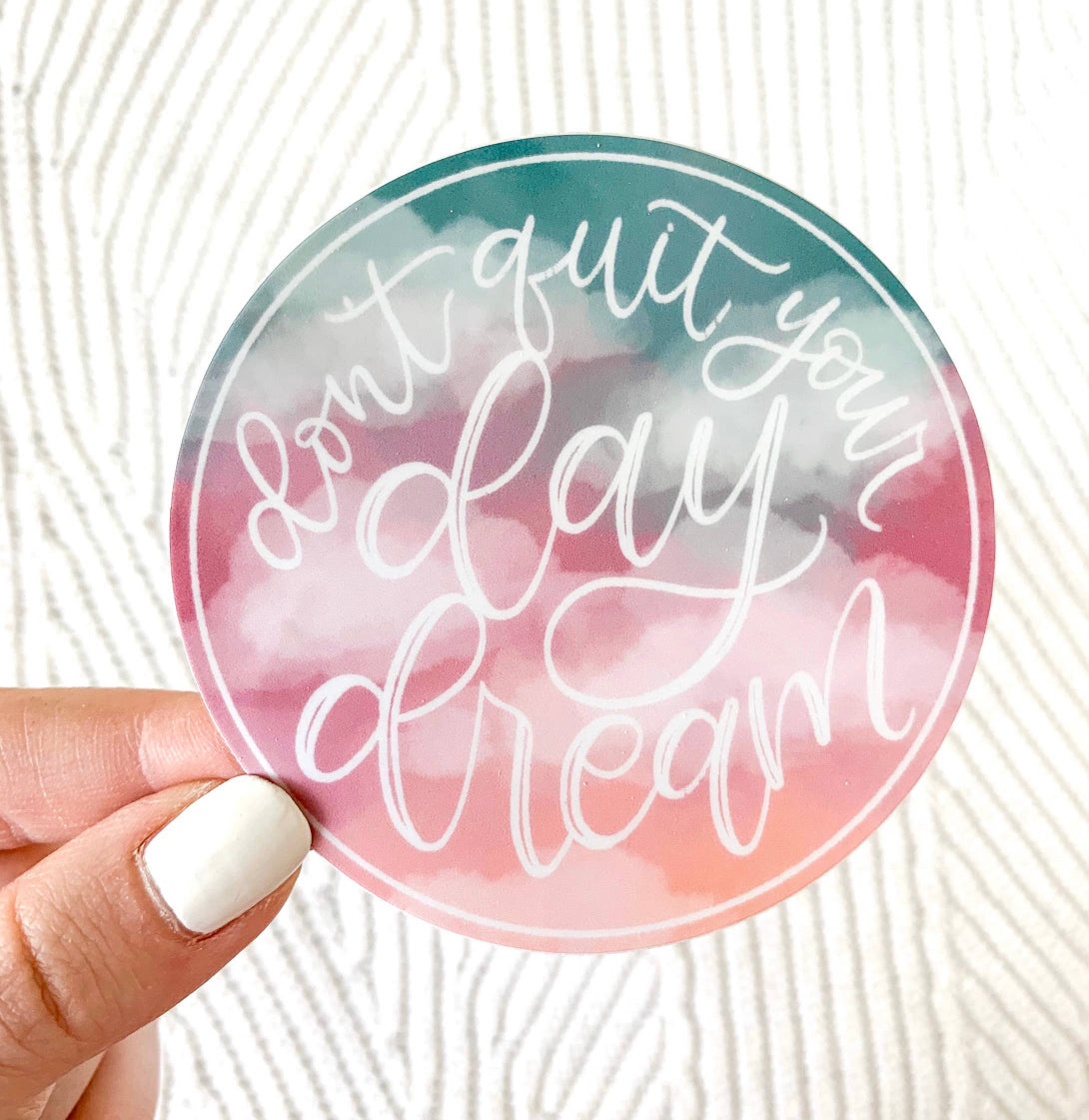 Day Dream Watercolor Sticker