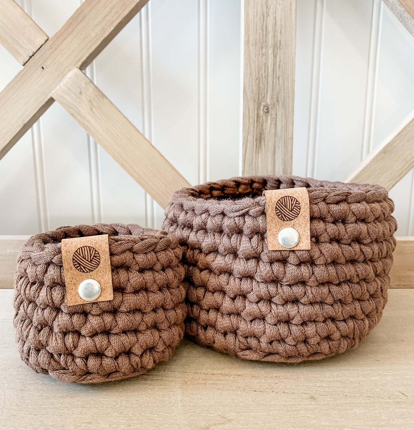 
                  
                    Brown Boho Crochet Basket
                  
                