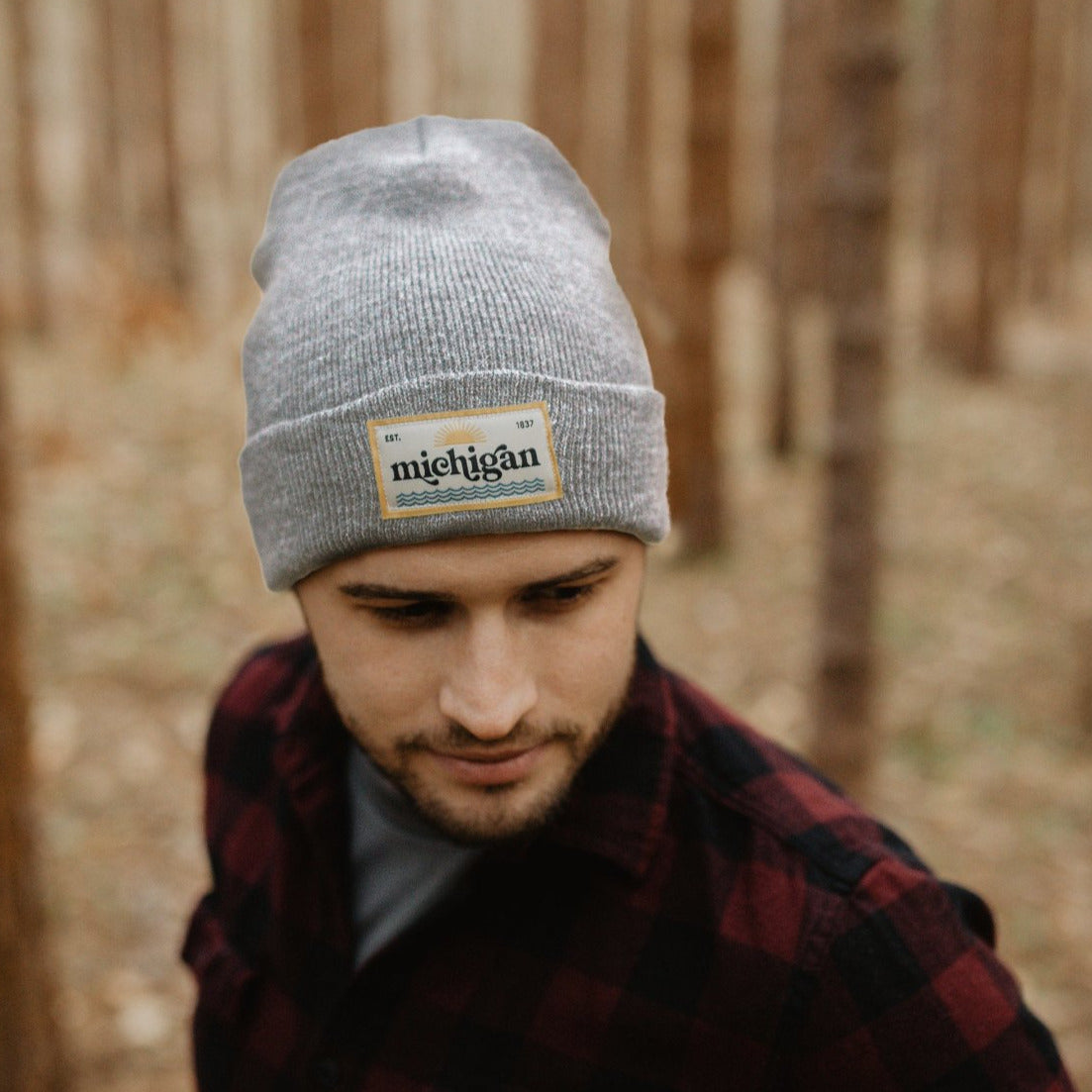Michigan Patch Beanie