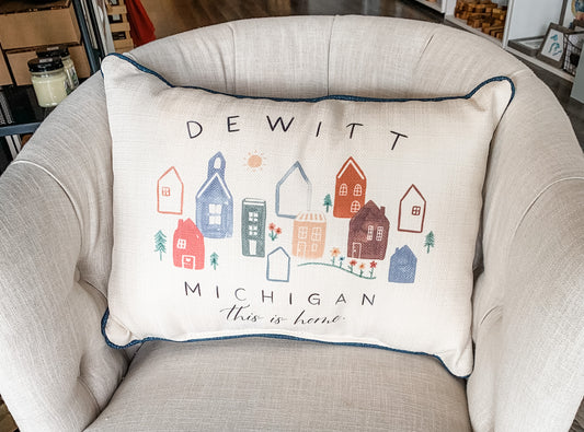 DeWitt This is Home Pillow