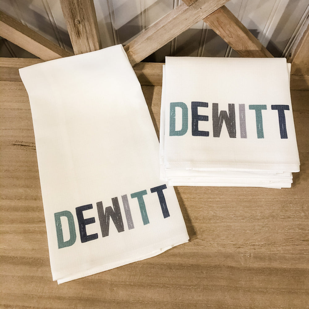 DeWitt Cool Tones Dish Towel