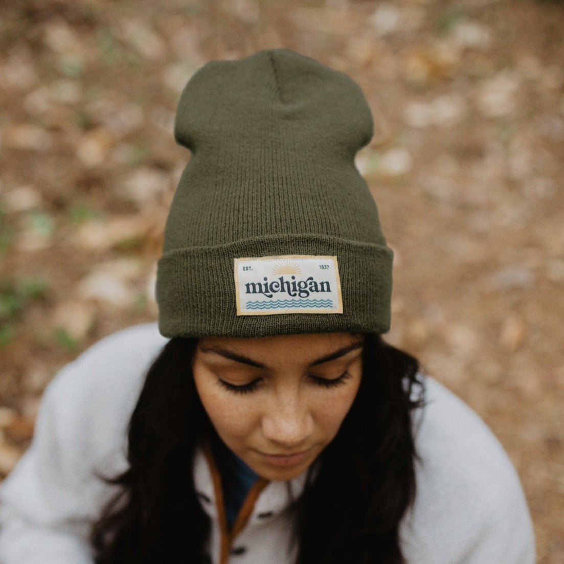 Michigan Patch Beanie