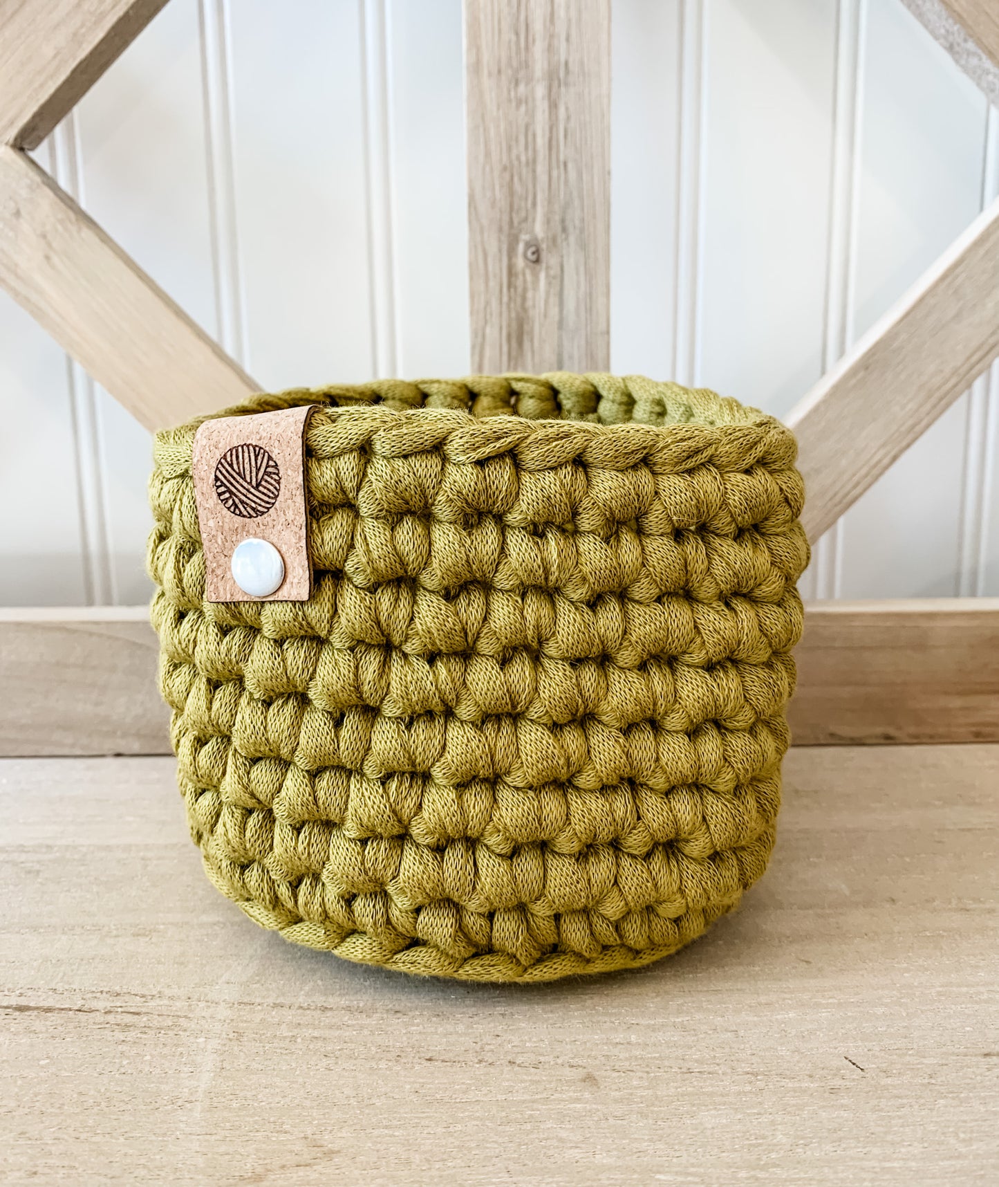 
                  
                    Olive Boho Crochet Basket
                  
                