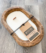 Mahogany Coconut Dough Bowl Candle