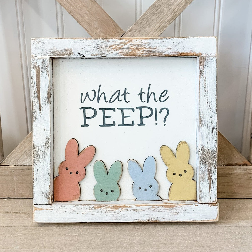 What the Peep Mini Sign