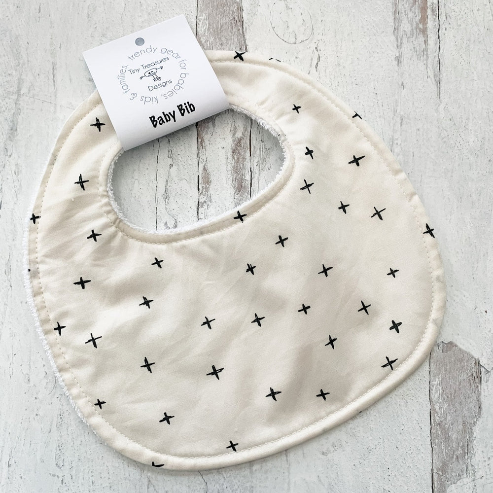 Baby Bib - Plus Signs