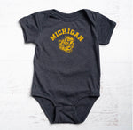 UofM - Vintage Wolverine Onesie