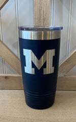 University of Michigan Engraved Tumbler