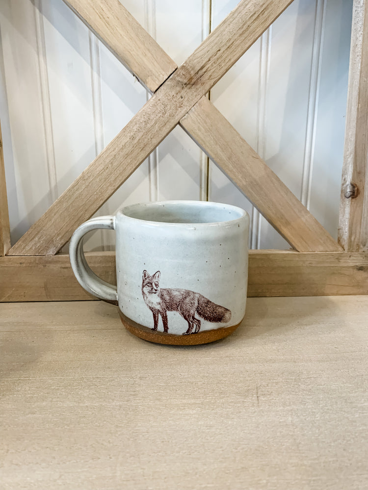 Fox Coffee Mug - Cream