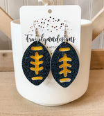 DeWitt School Spirit Earrings-Football