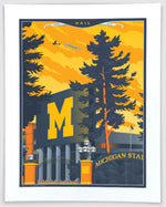 Michigan Stadium Art Print