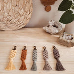 Macramé Keychain (Multiple Color Options)