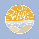 Lake Michigan & Dunes Sticker