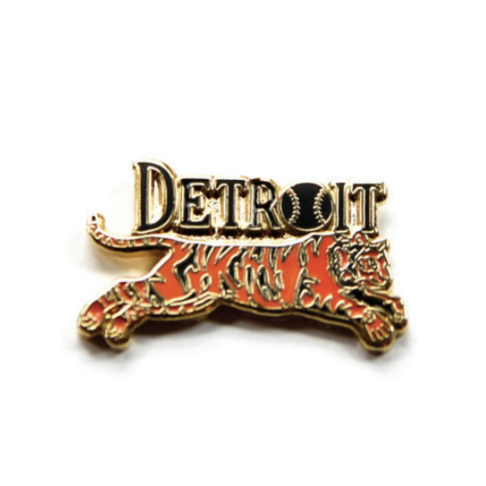 Leaping Tiger Enamel Pin