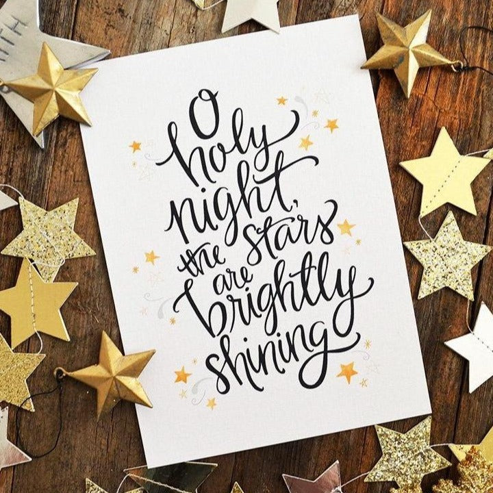 O Holy Night 8x10 Artwork Piece