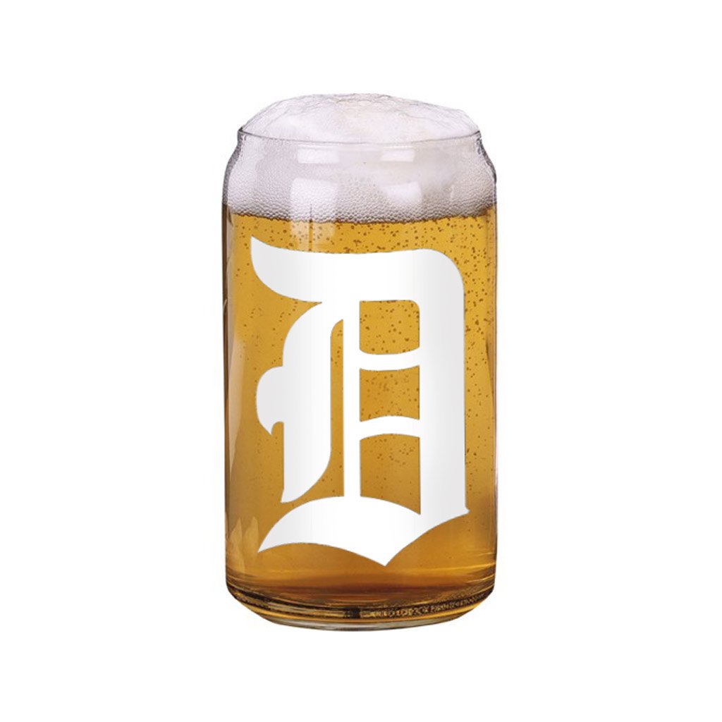 Old English "D" Can Glass