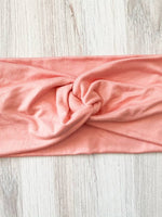 Peach Twist Headband for Kids