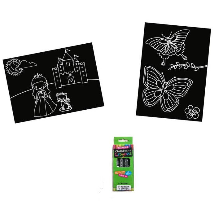 Chalkboard MiniMats - Princesss & Butterfly Set