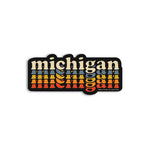 Repeating Michigan Sticker