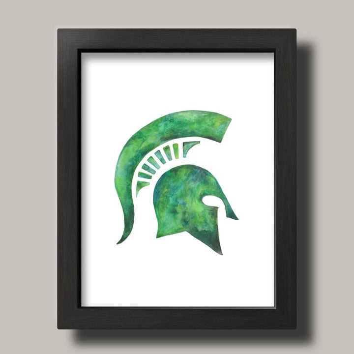 Sparty Watercolor Print