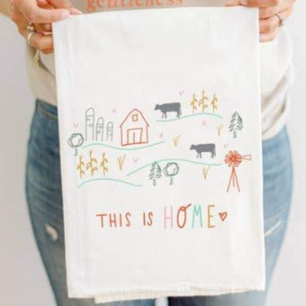 This Is Home Flour Sack Towel
