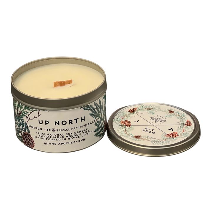 Up North Wooden Wick - 16oz Candle