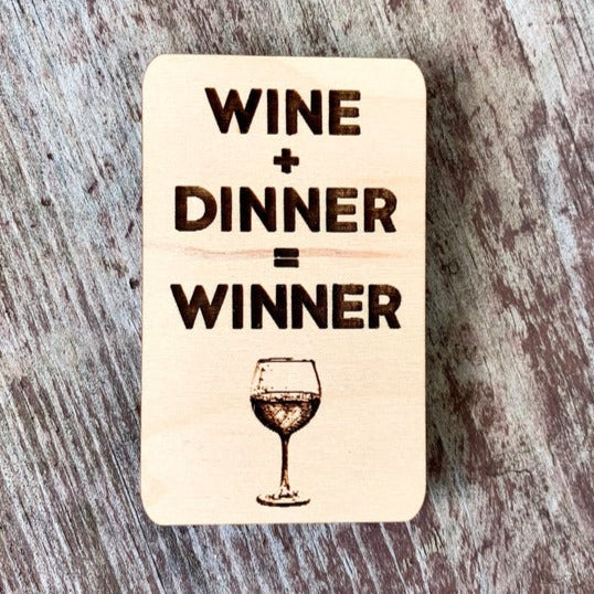 Wine + Dinner Magnet